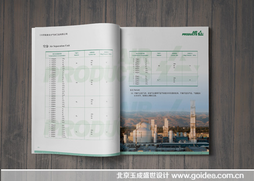 工业气体画册设计